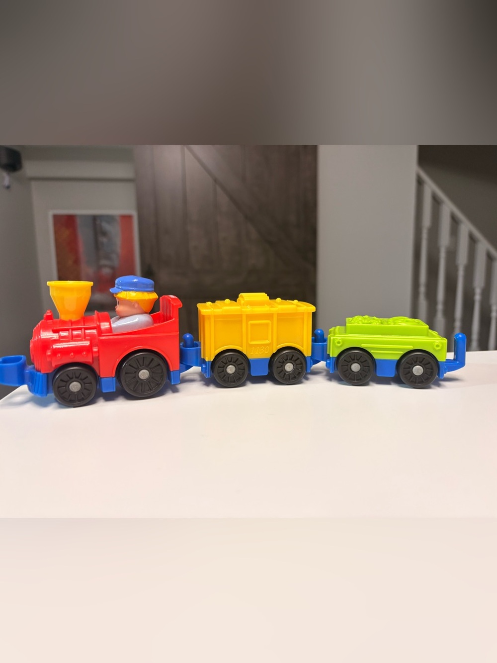 Fisher Price Little People Wheelies Connect Play Train 3 piece Railway engine